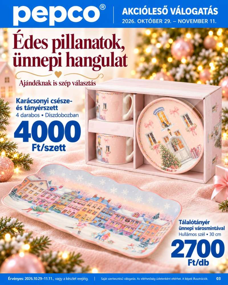 Pepco Akciós Újság 3 oldal