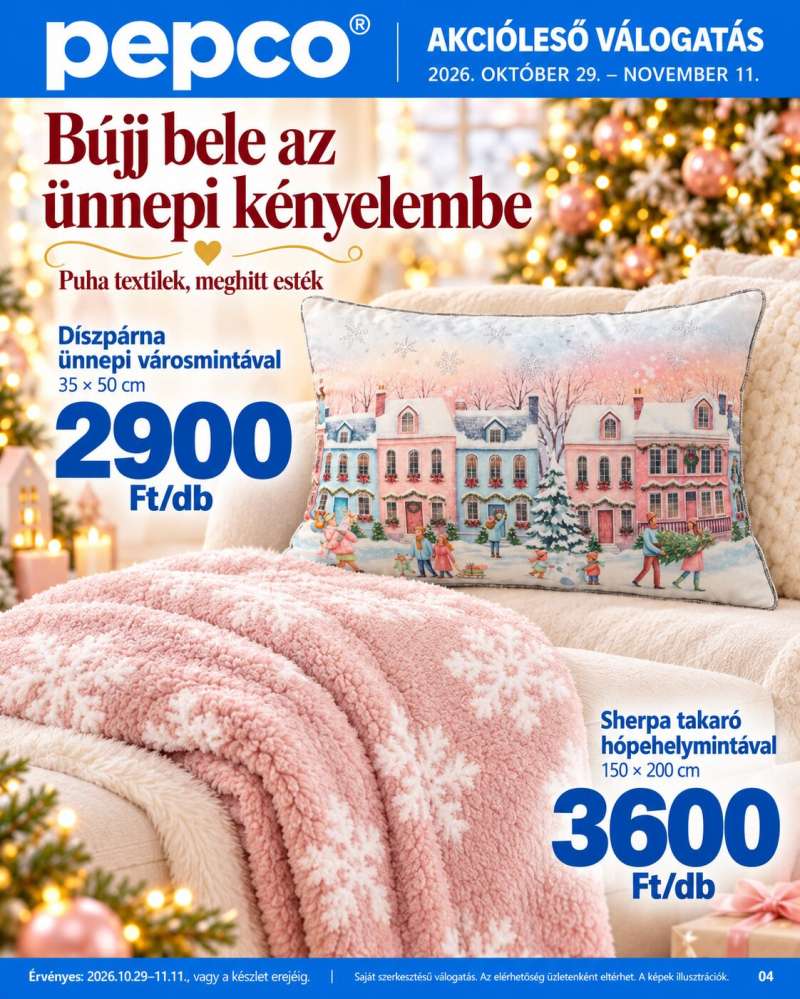 Pepco Akciós Újság 4 oldal