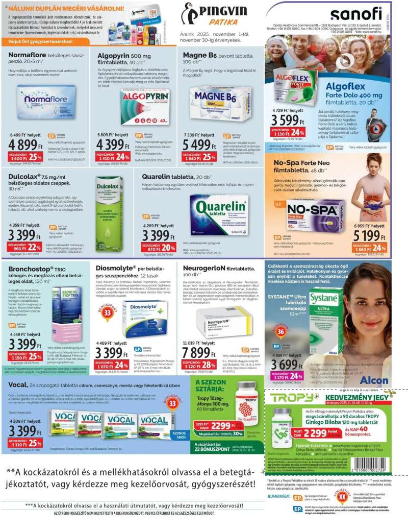 Pingvin Patika Pingvin Árhírek Extra 3 oldal