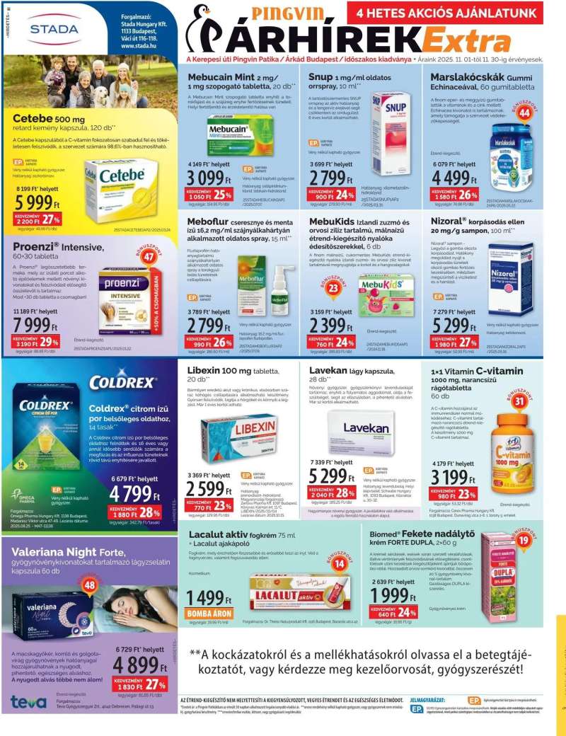 Pingvin Patika Pingvin Árhírek Extra 4 oldal