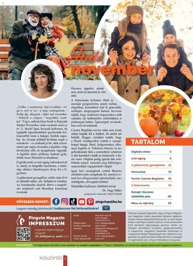 Pingvin Patika Pingvin Magazin 2 oldal
