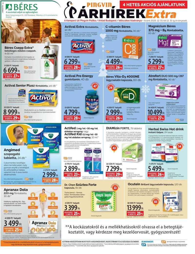 Pingvin Patika Pingvin Árhírek Extra 2 oldal