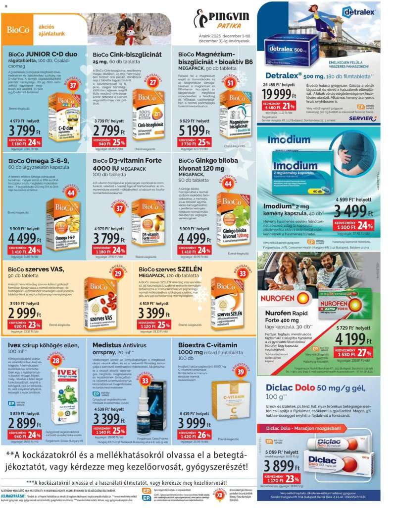 Pingvin Patika Pingvin Árhírek Extra 6 oldal