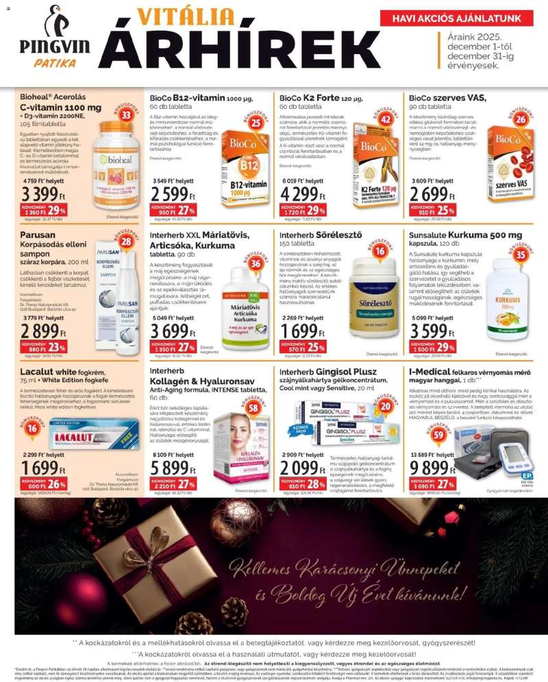 Pingvin Patika Pingvin Vitália Árhírek 2 oldal