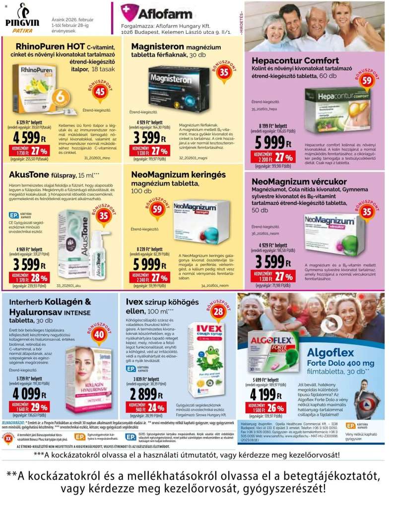 Pingvin Patika Pingvin Árhírek Extra 8 oldal