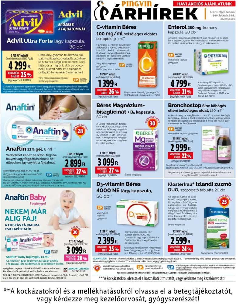 Pingvin Patika Pingvin Magazin 10 oldal