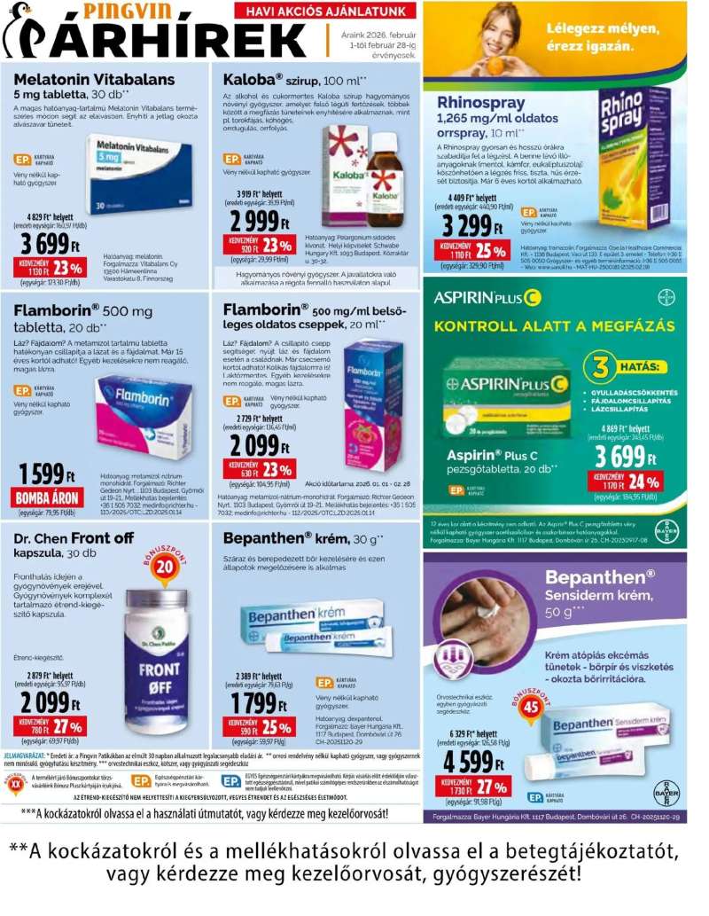 Pingvin Patika Pingvin Magazin 15 oldal