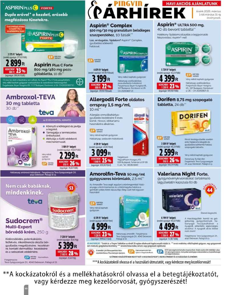 Pingvin Patika Pingvin Patika Magazin 10 oldal