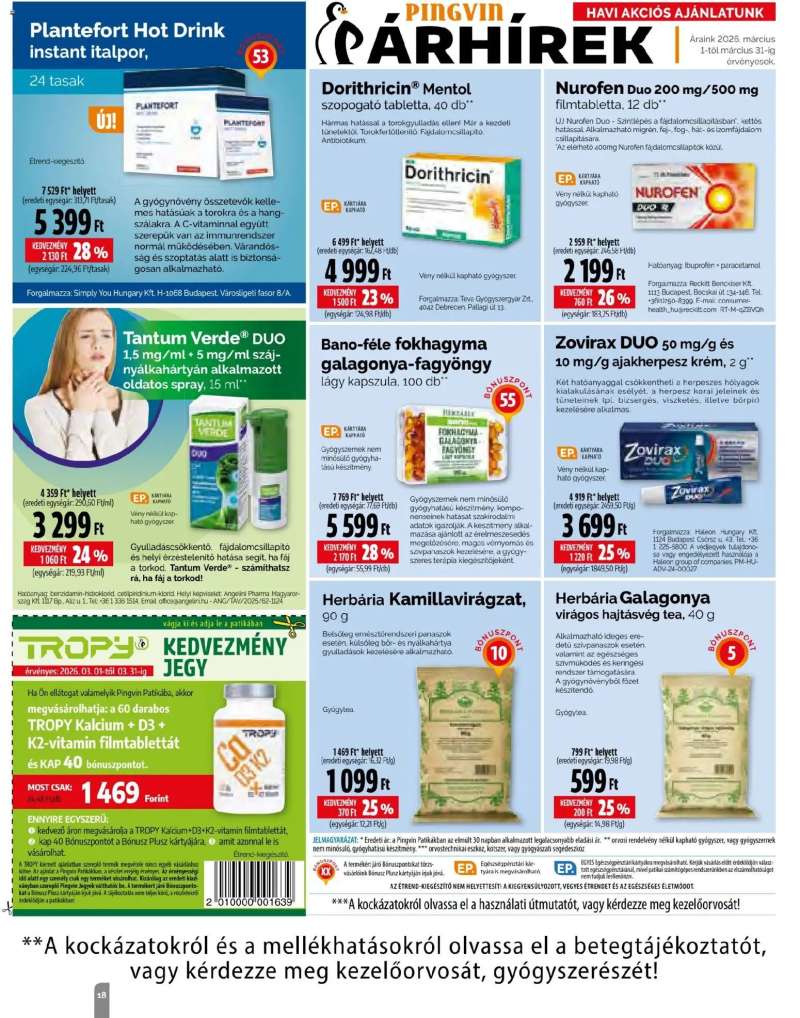 Pingvin Patika Pingvin Patika Magazin 18 oldal