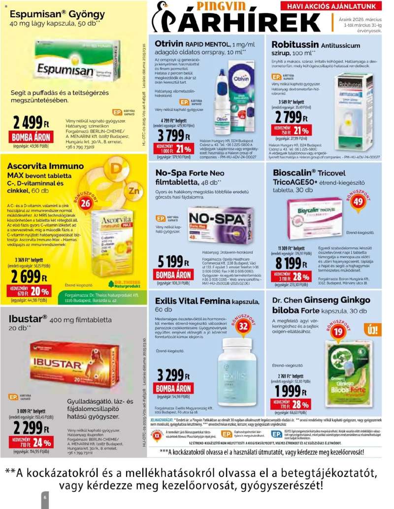 Pingvin Patika Pingvin Patika Magazin 6 oldal