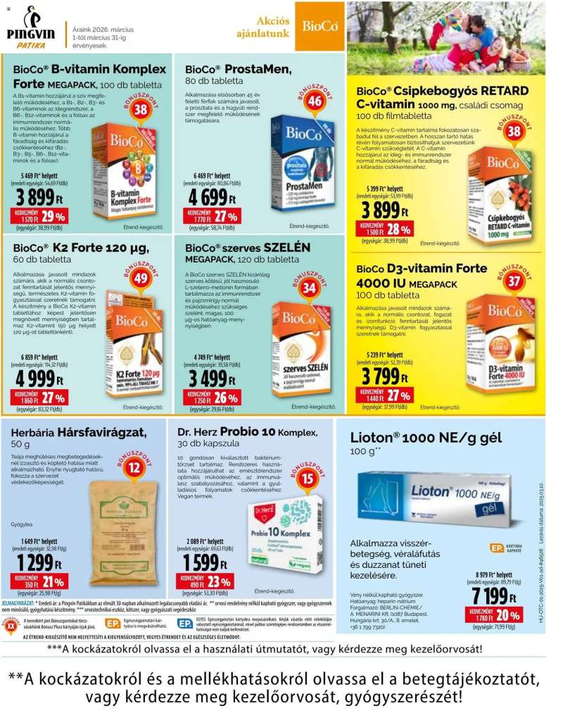 Pingvin Patika Pingvin Patika Pingvin Árhírek Extra 3 oldal