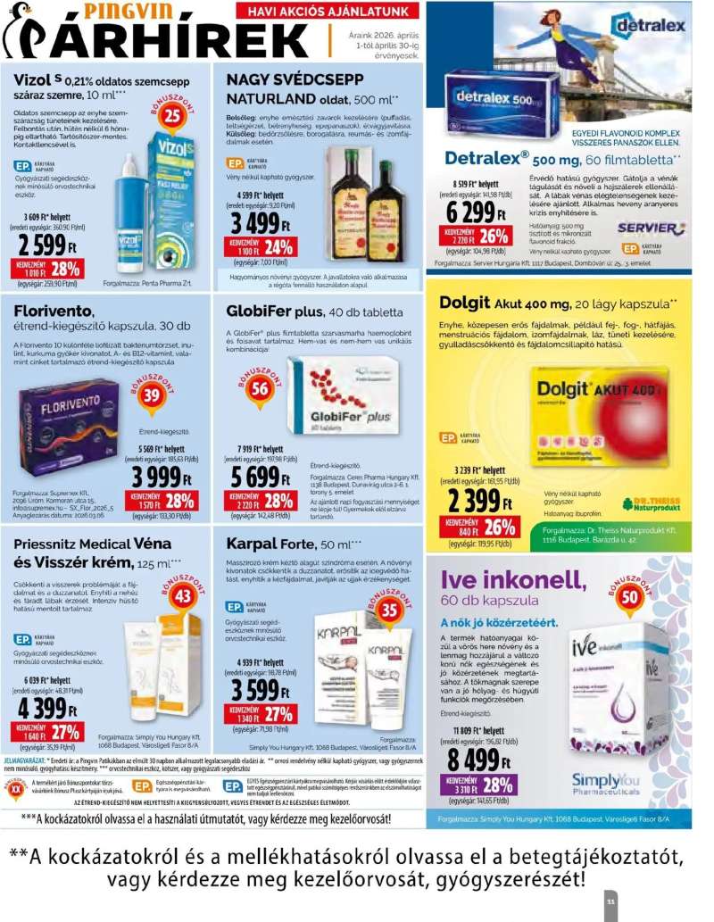 Pingvin Patika Pingvin Patika Magazin 11 oldal