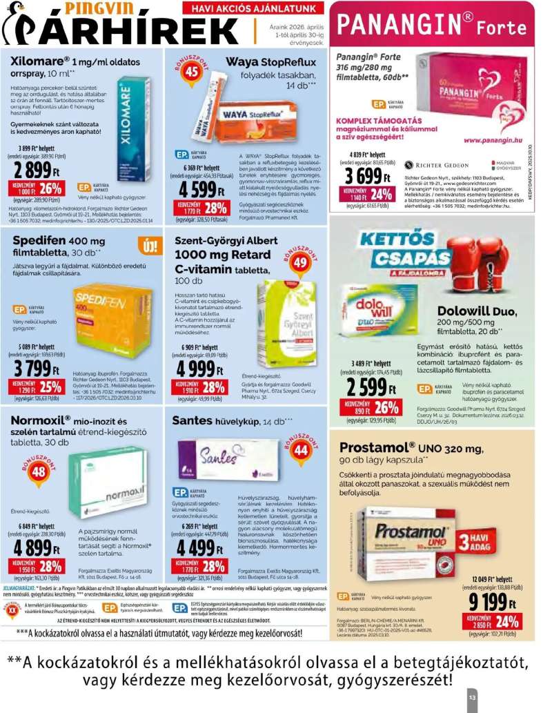 Pingvin Patika Pingvin Patika Magazin 13 oldal