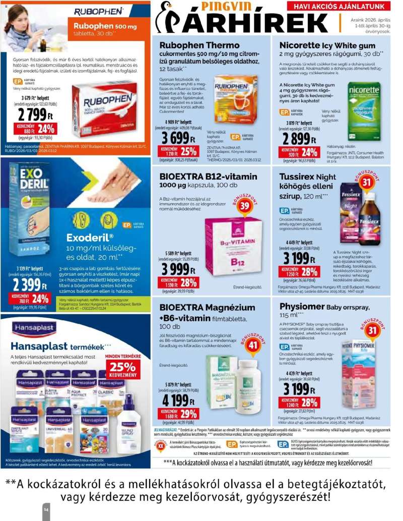 Pingvin Patika Pingvin Patika Magazin 14 oldal