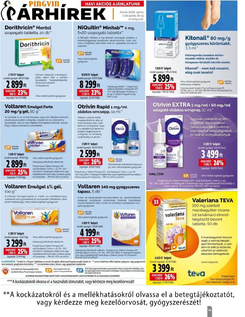 Pingvin Patika Pingvin Patika Magazin 15 oldal