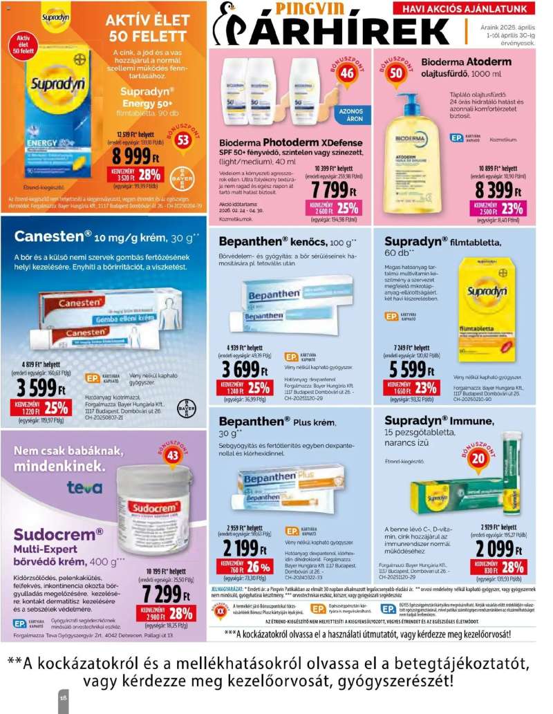 Pingvin Patika Pingvin Patika Magazin 16 oldal