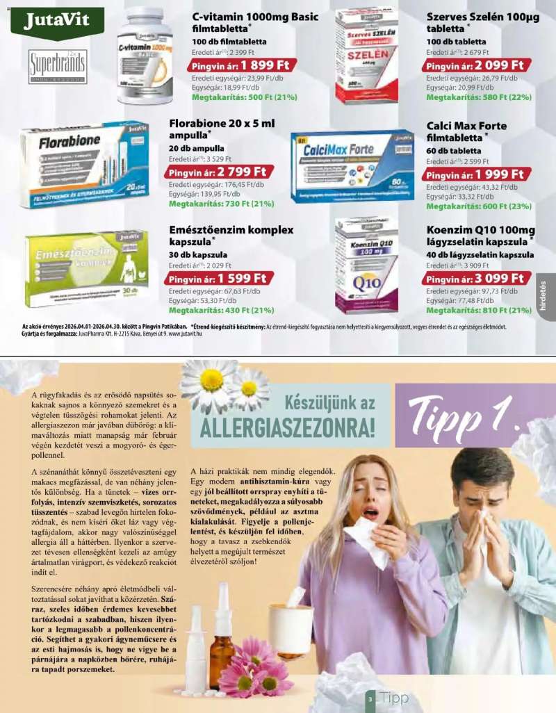 Pingvin Patika Pingvin Patika Magazin 3 oldal