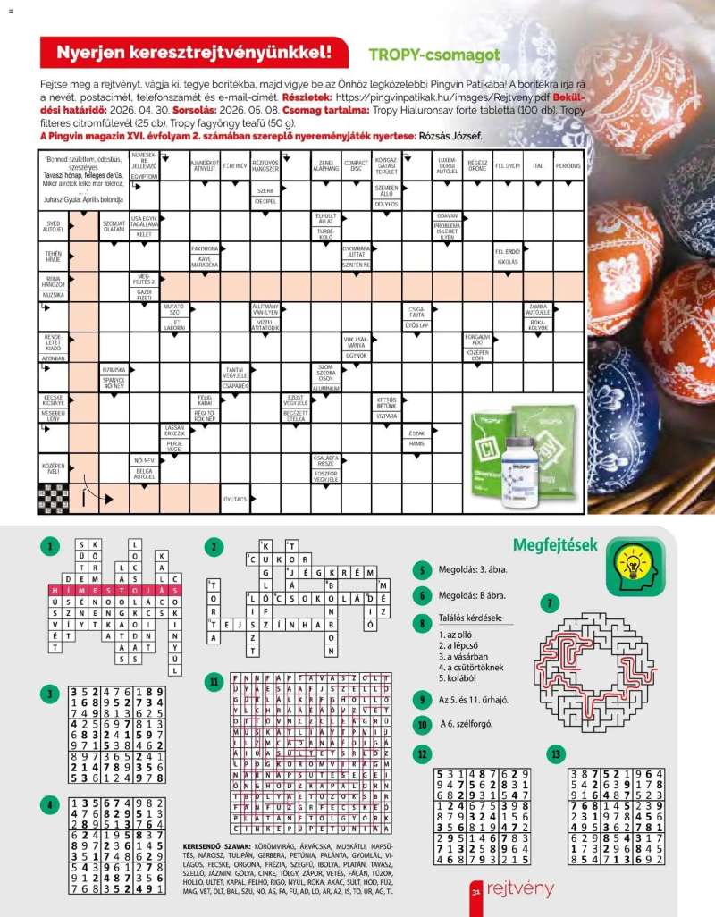 Pingvin Patika Pingvin Patika Magazin 31 oldal