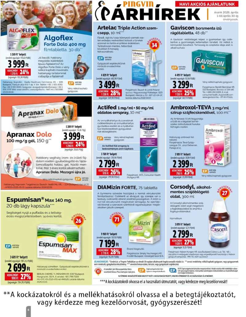 Pingvin Patika Pingvin Patika Magazin 6 oldal