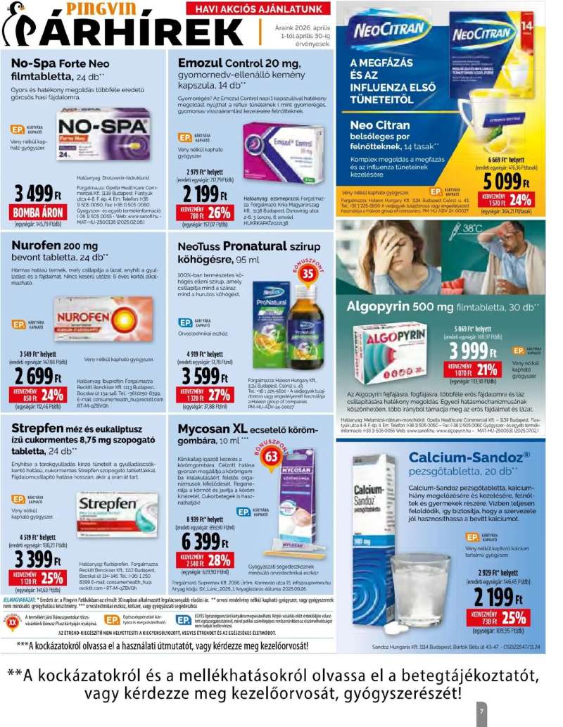 Pingvin Patika Pingvin Patika Magazin 7 oldal