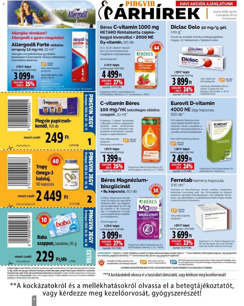 Pingvin Patika Pingvin Patika Magazin 8 oldal