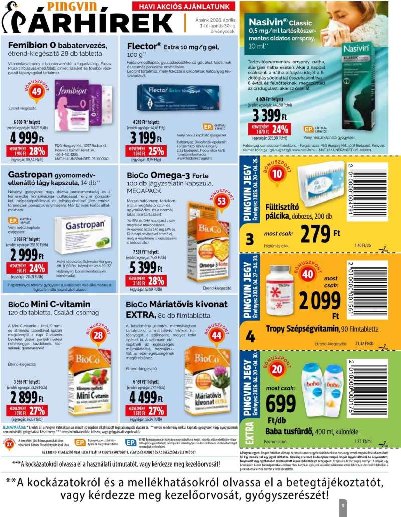 Pingvin Patika Pingvin Patika Magazin 9 oldal