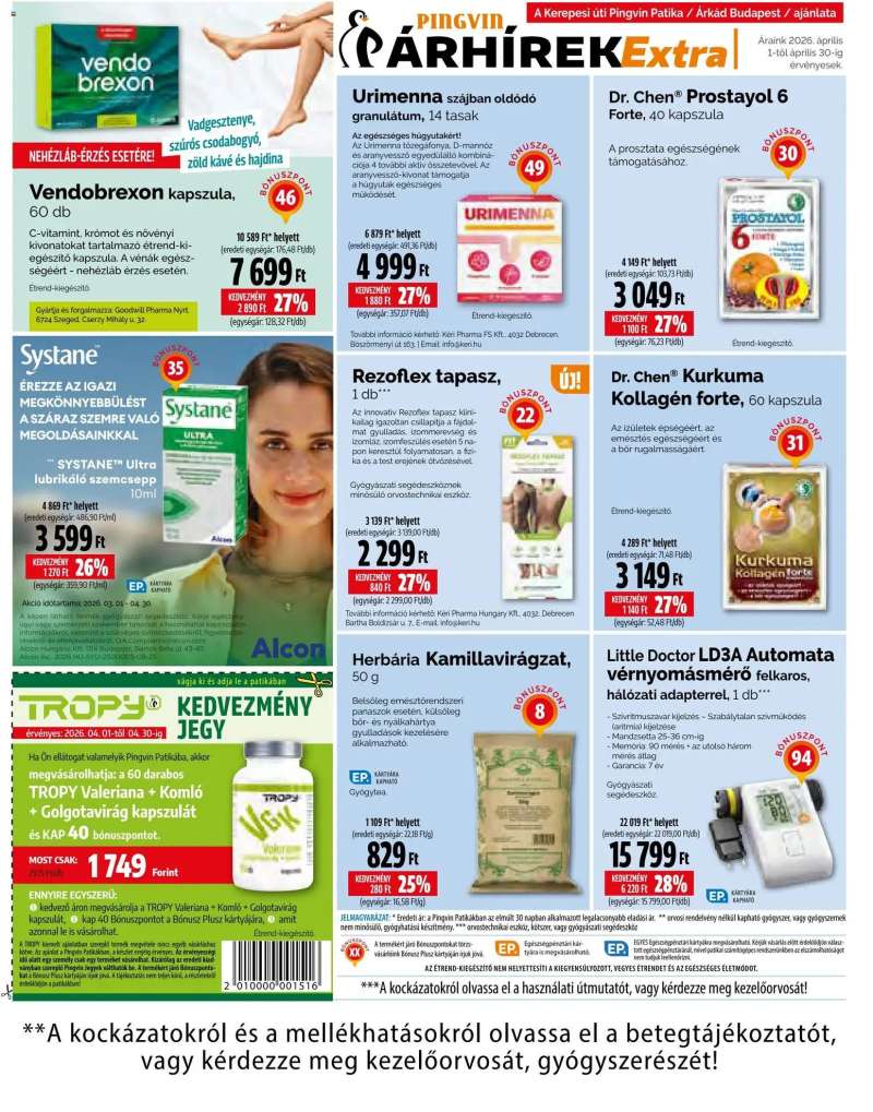 Pingvin Patika Pingvin Patika Pingvin Árhírek Extra 14 oldal