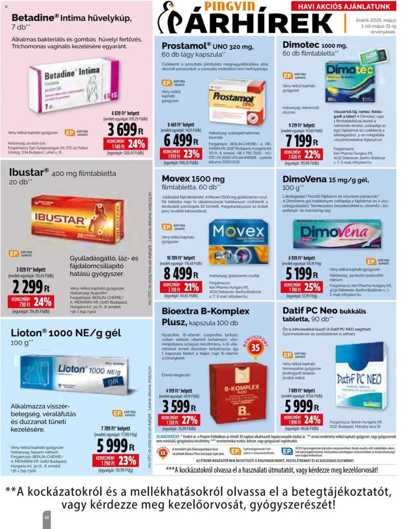 Pingvin Patika Pingvin Patika Magazin 12 oldal