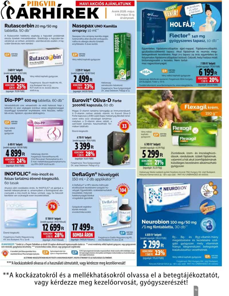 Pingvin Patika Pingvin Patika Magazin 13 oldal