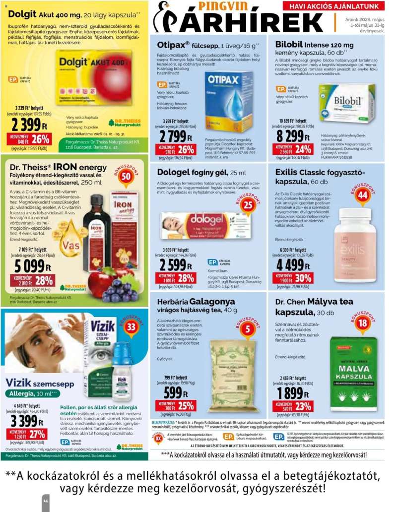 Pingvin Patika Pingvin Patika Magazin 14 oldal