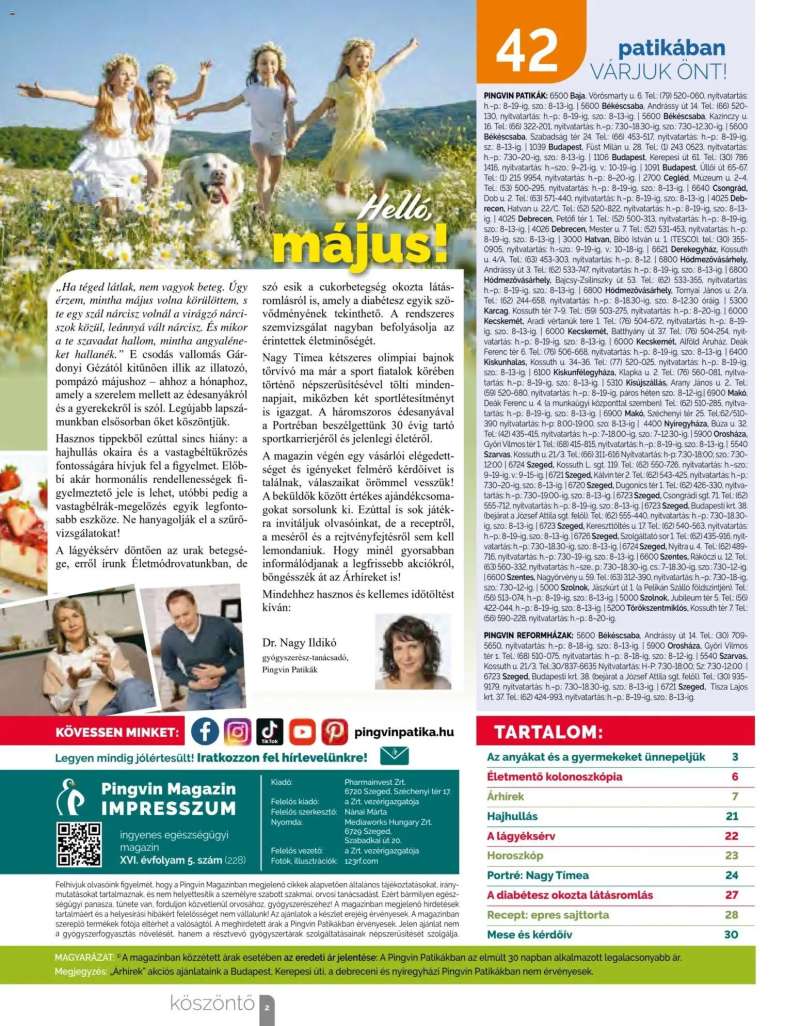 Pingvin Patika Pingvin Patika Magazin 2 oldal