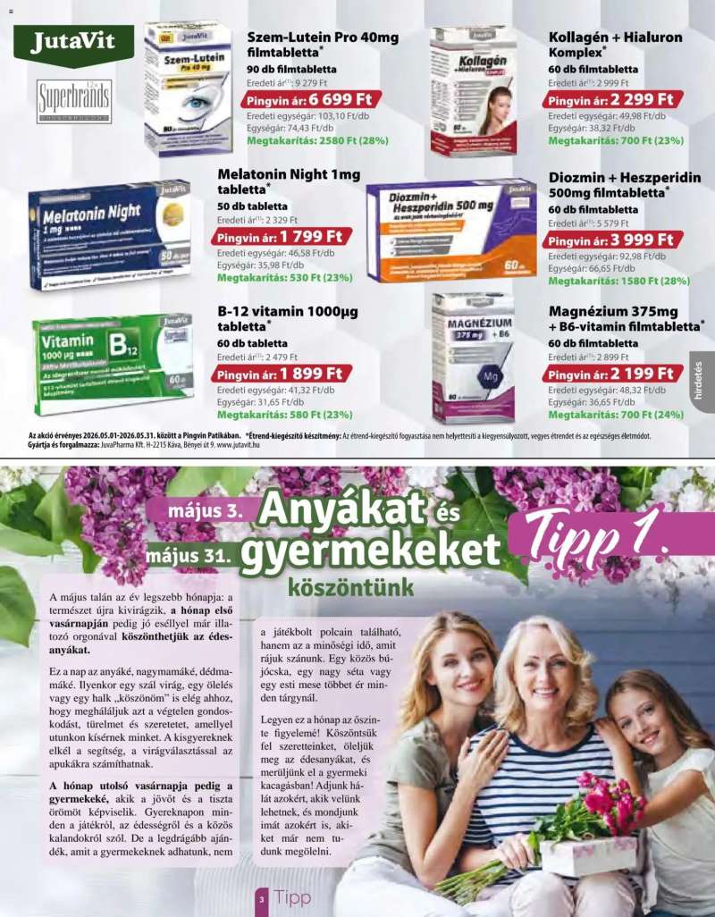 Pingvin Patika Pingvin Patika Magazin 3 oldal