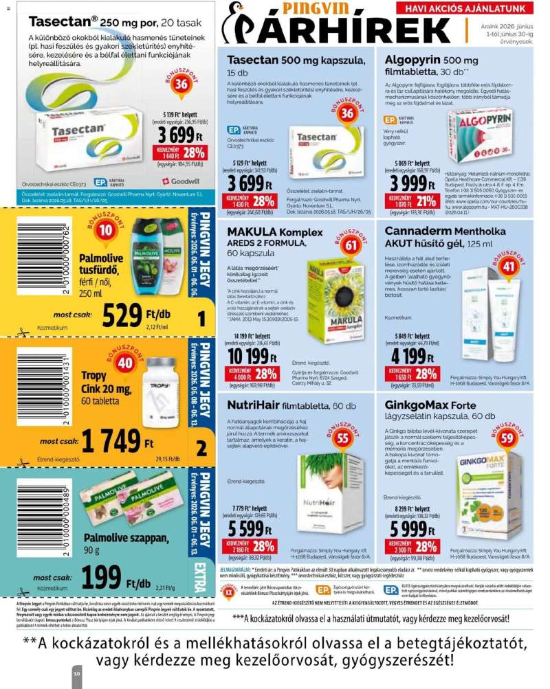 Pingvin Patika Pingvin Patika Magazin 10 oldal
