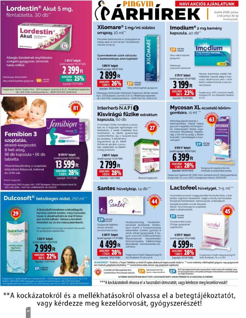 Pingvin Patika Pingvin Patika Magazin 12 oldal