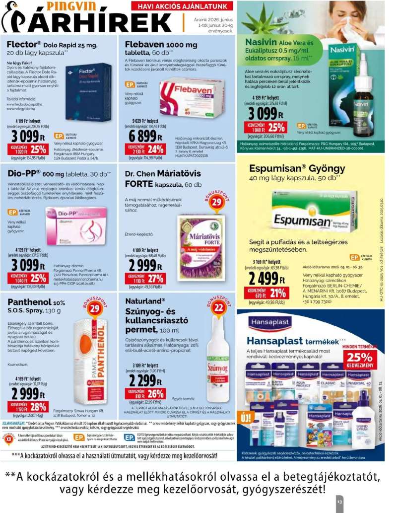 Pingvin Patika Pingvin Patika Magazin 13 oldal