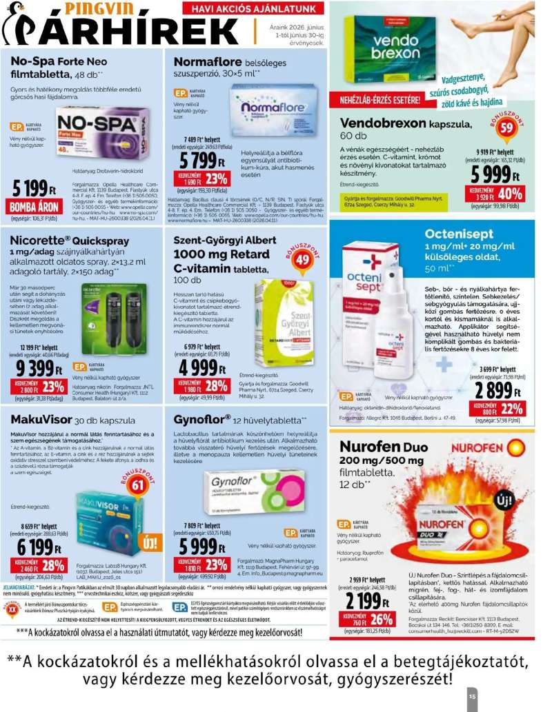 Pingvin Patika Pingvin Patika Magazin 15 oldal