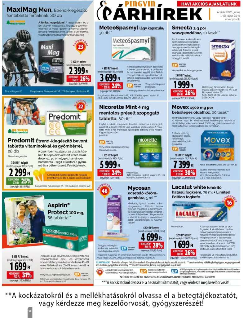 Pingvin Patika Pingvin Patika Magazin 12 oldal