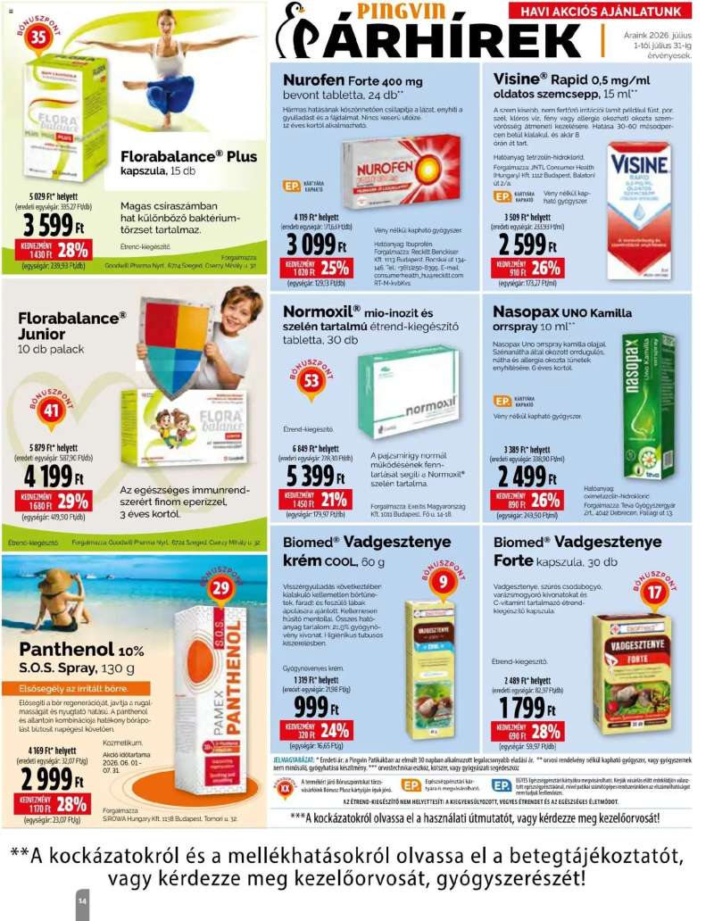 Pingvin Patika Pingvin Patika Magazin 14 oldal