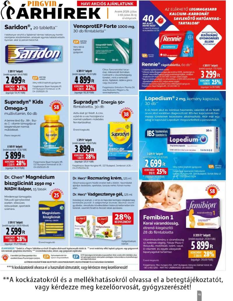Pingvin Patika Pingvin Patika Magazin 15 oldal