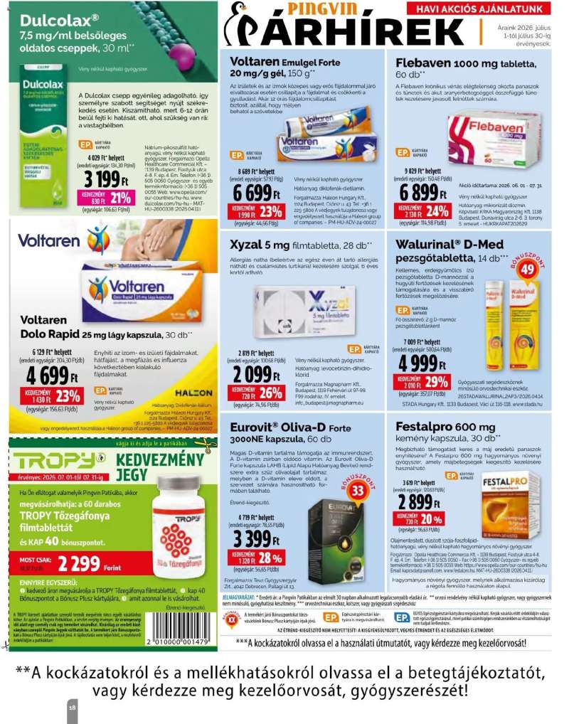Pingvin Patika Pingvin Patika Magazin 18 oldal
