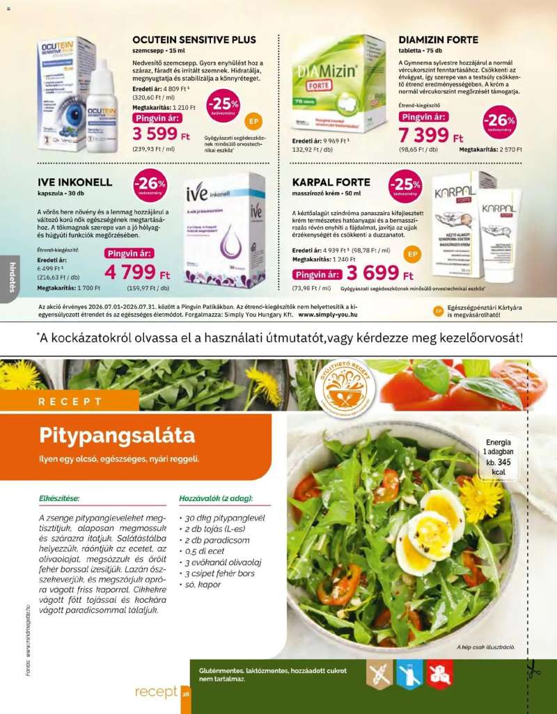 Pingvin Patika Pingvin Patika Magazin 28 oldal