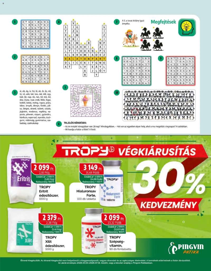 Pingvin Patika Pingvin Patika Magazin 29 oldal