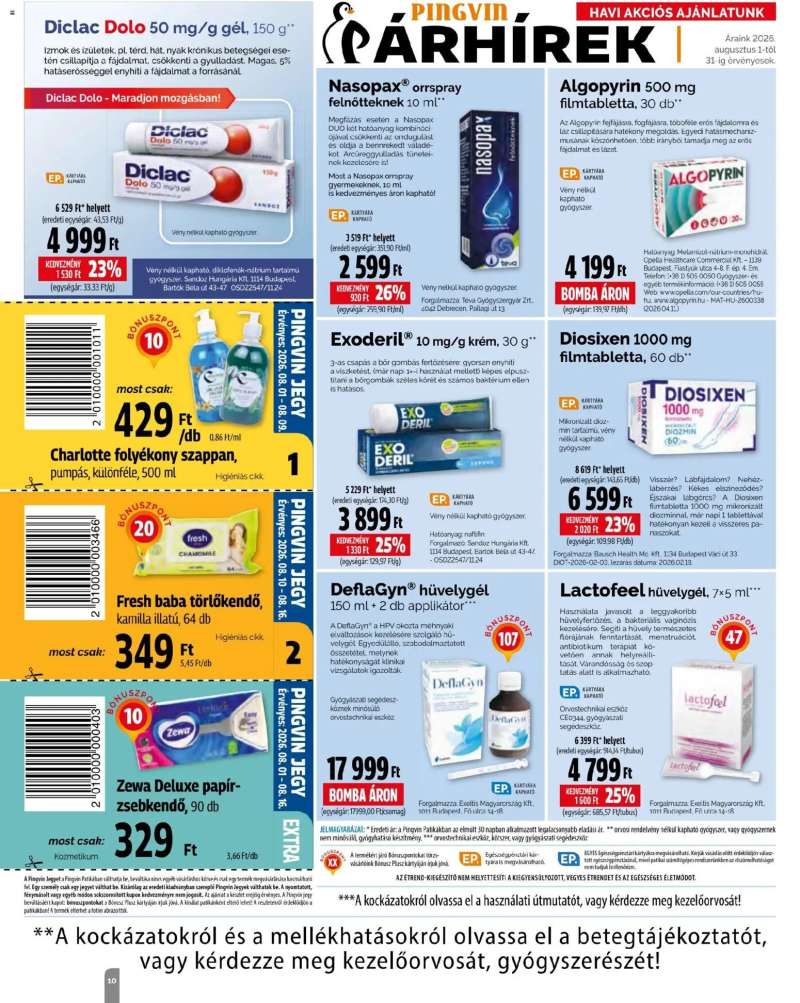 Pingvin Patika Pingvin Patika Magazin 10 oldal