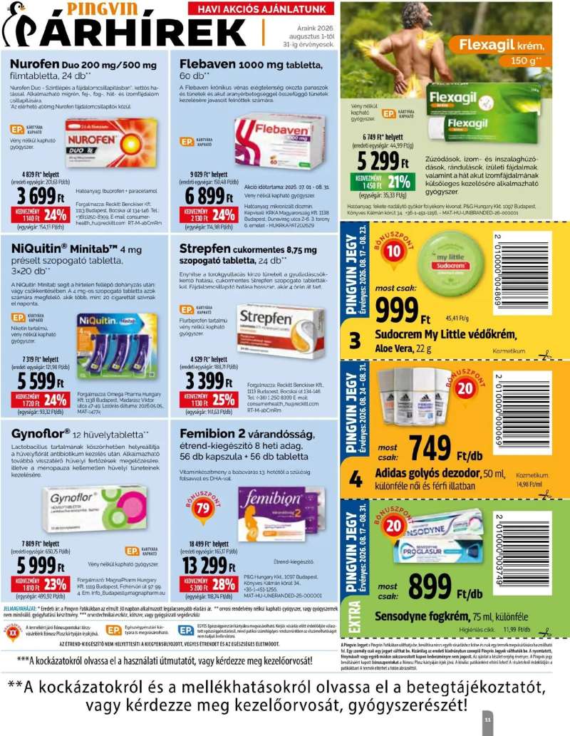 Pingvin Patika Pingvin Patika Magazin 11 oldal