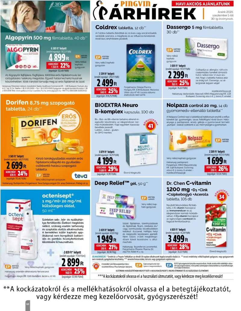 Pingvin Patika Pingvin Patika Magazin 10 oldal