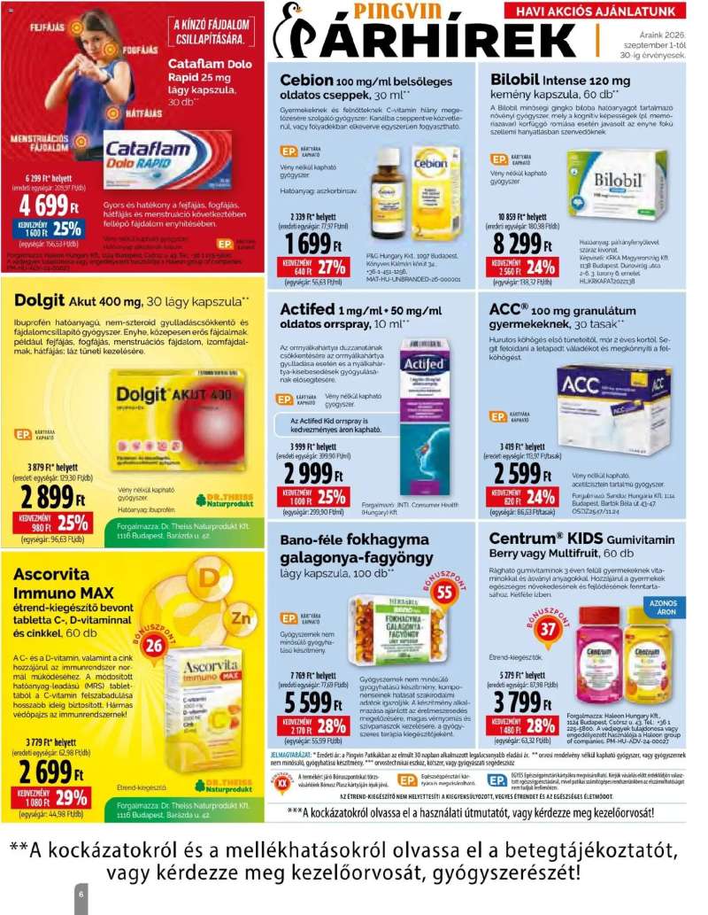 Pingvin Patika Pingvin Patika Magazin 6 oldal