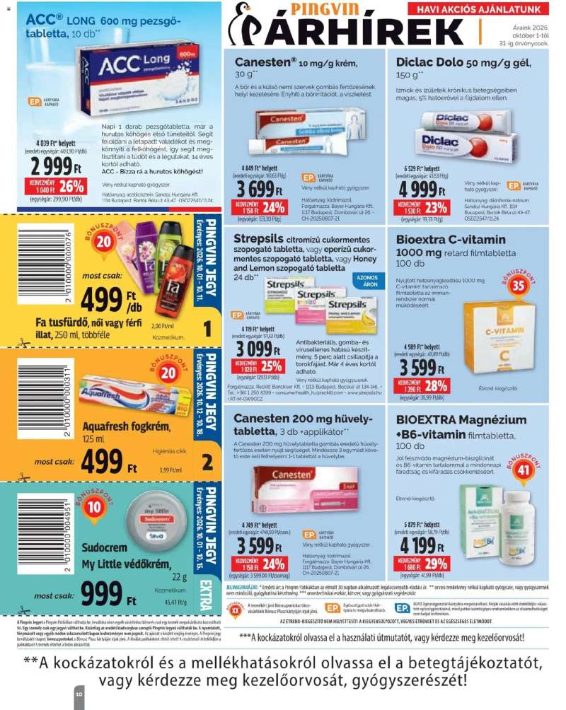 Pingvin Patika Pingvin Patika Magazin 10 oldal