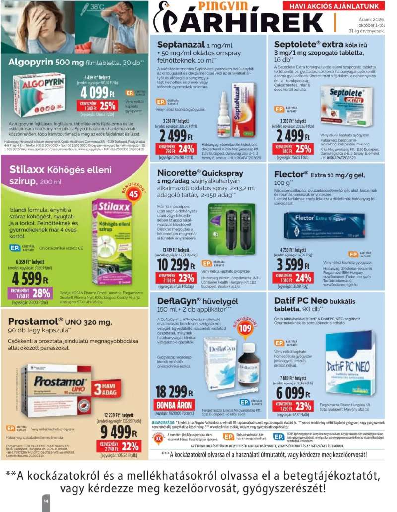 Pingvin Patika Pingvin Patika Magazin 14 oldal