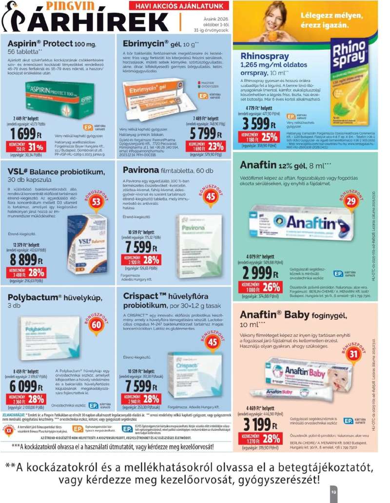 Pingvin Patika Pingvin Patika Magazin 19 oldal