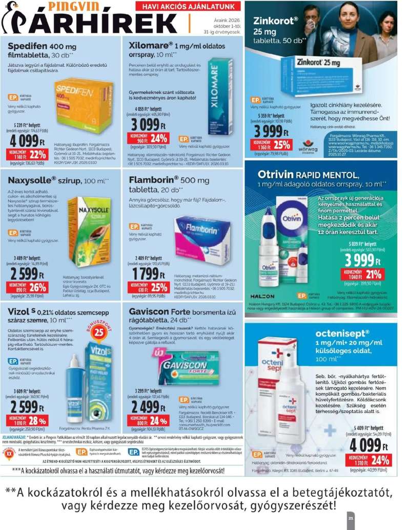 Pingvin Patika Pingvin Patika Magazin 21 oldal